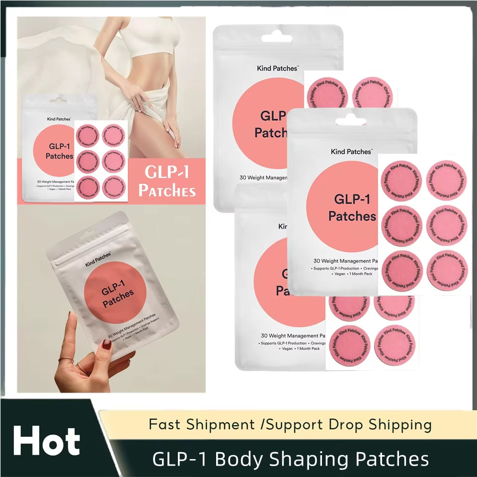 1/2/3/5 Packs Weight Loss GLP-1 Patches Body Slimming Patch Regulating Insulin Secretion Suppressing Appetite Control Weight