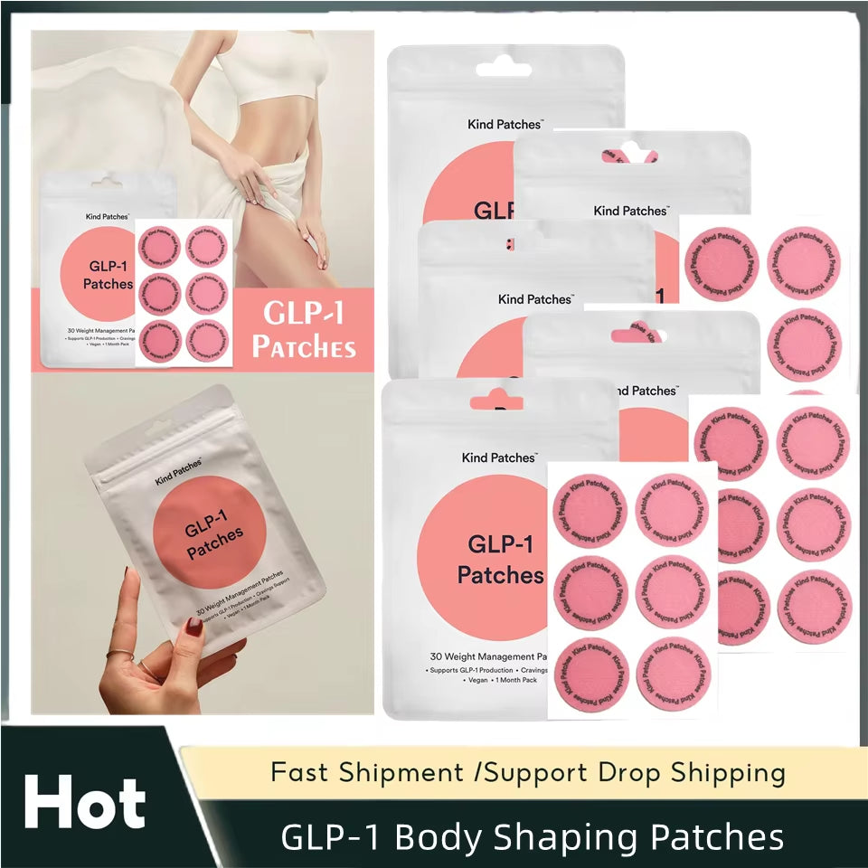 1/2/3/5 Packs Weight Loss GLP-1 Patches Body Slimming Patch Regulating Insulin Secretion Suppressing Appetite Control Weight